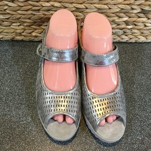 Wolky Silver Sandals